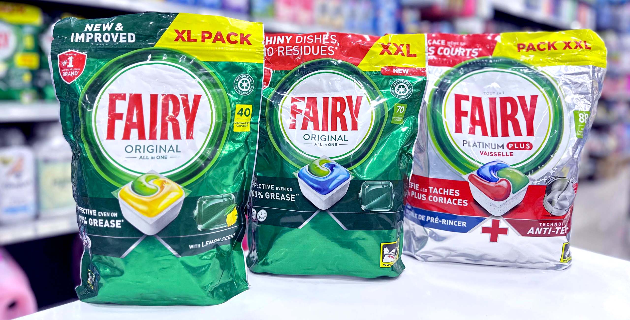 محصولات برند فیری - FAIRY