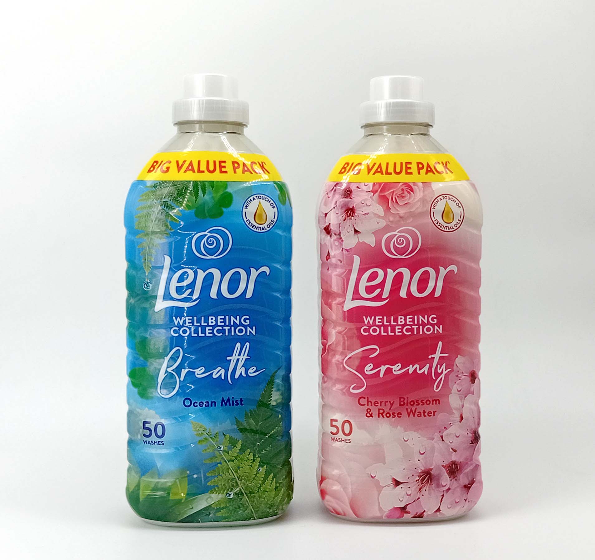 خوشبو کننده و نرم کننده لباس لنور 50 بار