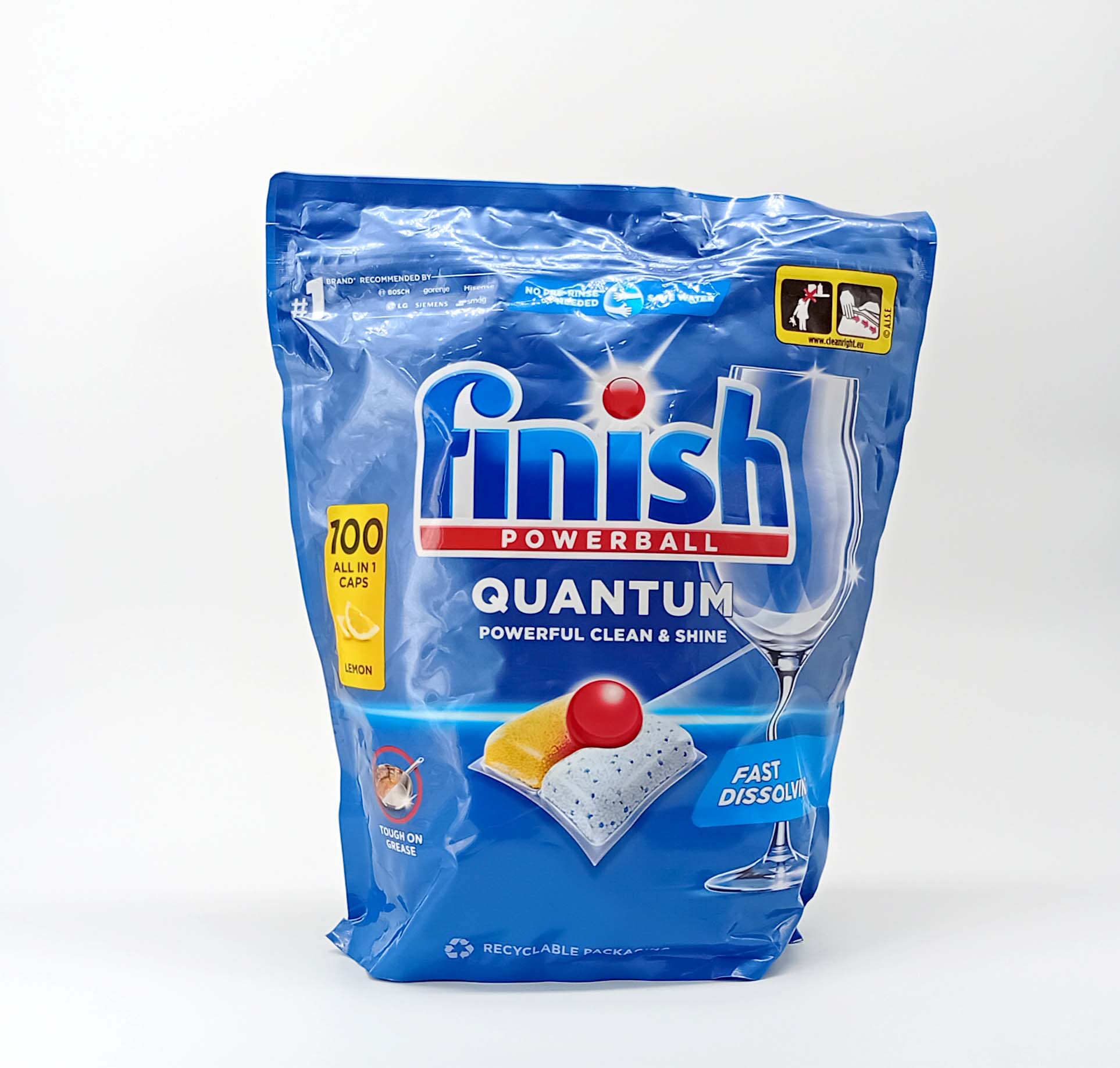 فینیش کوانتوم رایحه لیمو 100 عدد