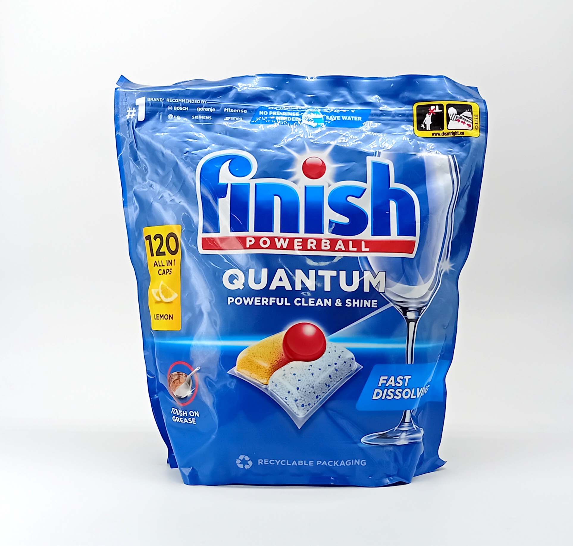 فینیش کوانتوم رایحه لیمو 120 عدد