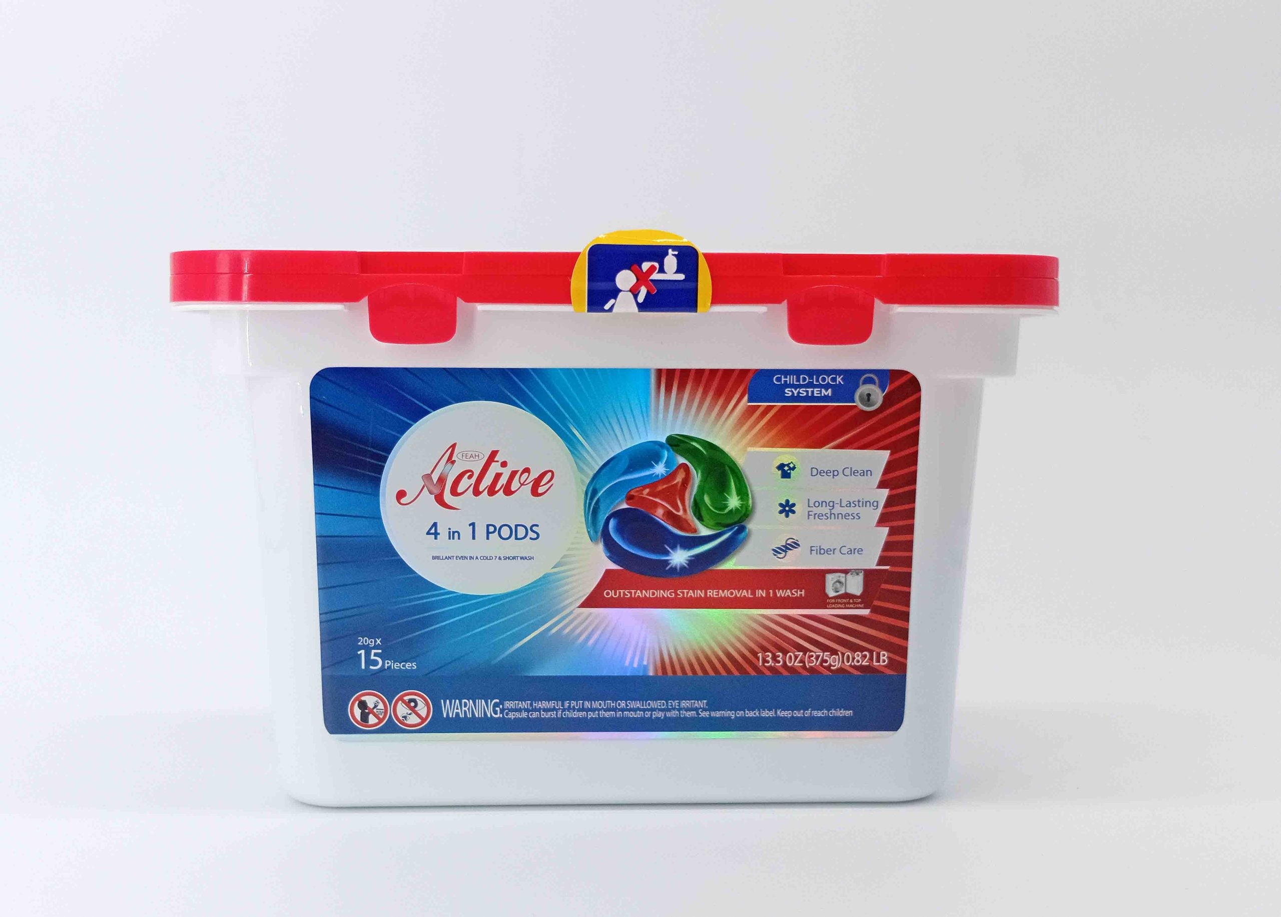 قرص ماشین لباسشویی اکتیو 15 عدد
