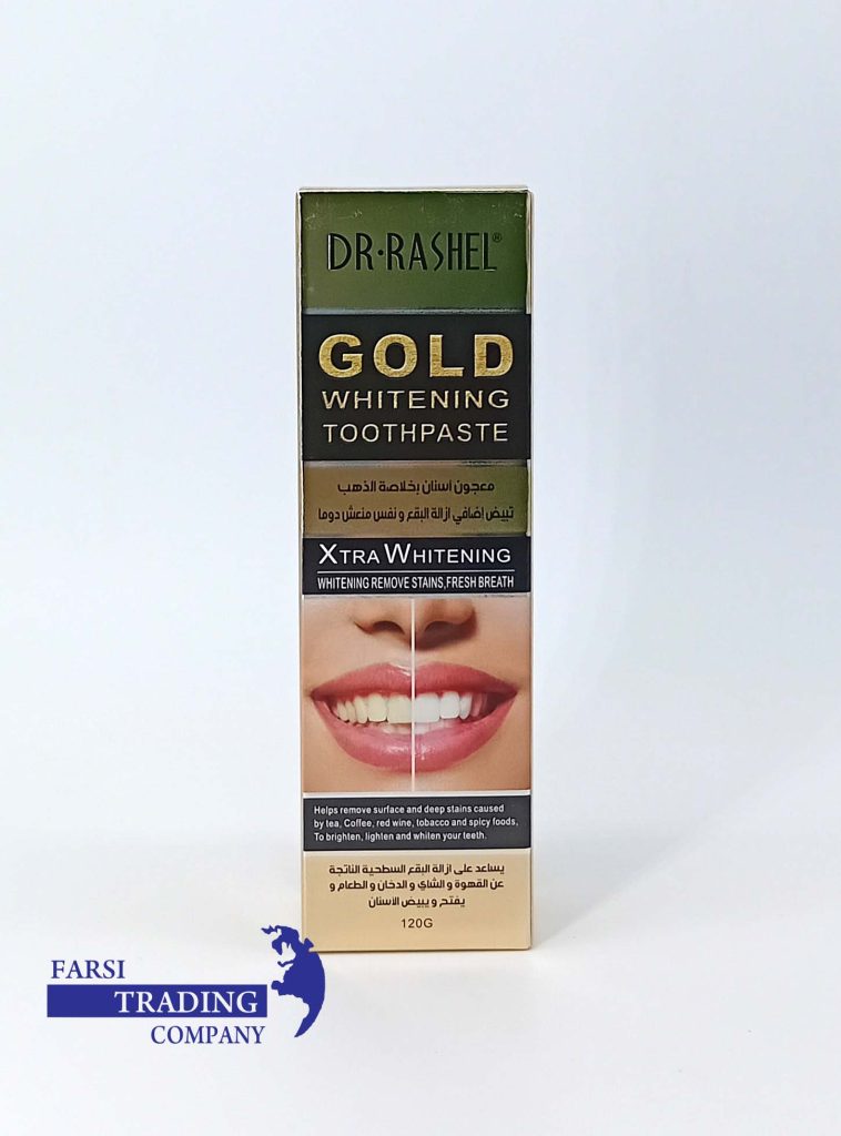خمیر دندان دکتر راشل 120 گرم طلایی