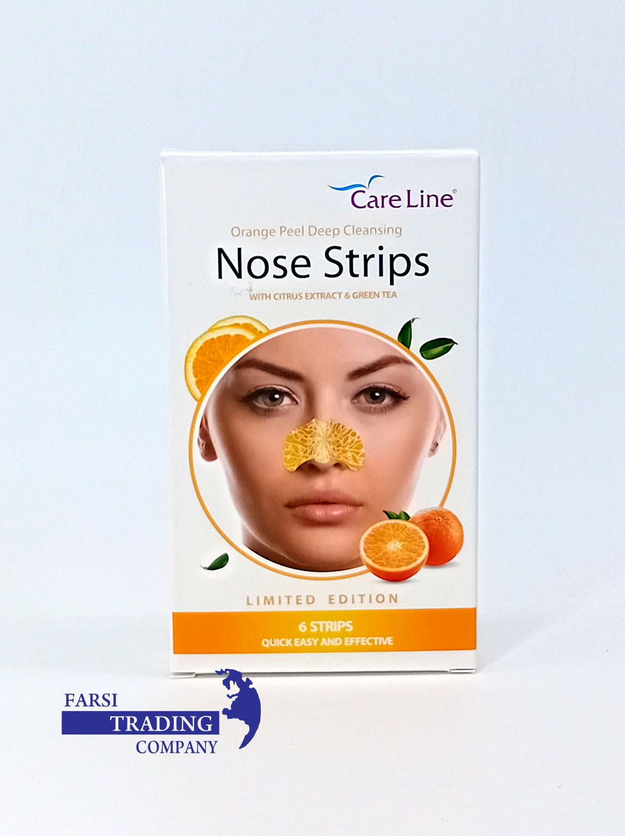 چسب بینی CareLine پرتقال و چای سبز