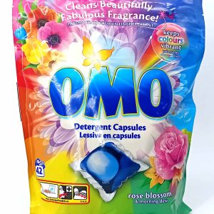 قرص ماشین ظرفشویی اومو 42 عدد رایحه گل رز | OMO