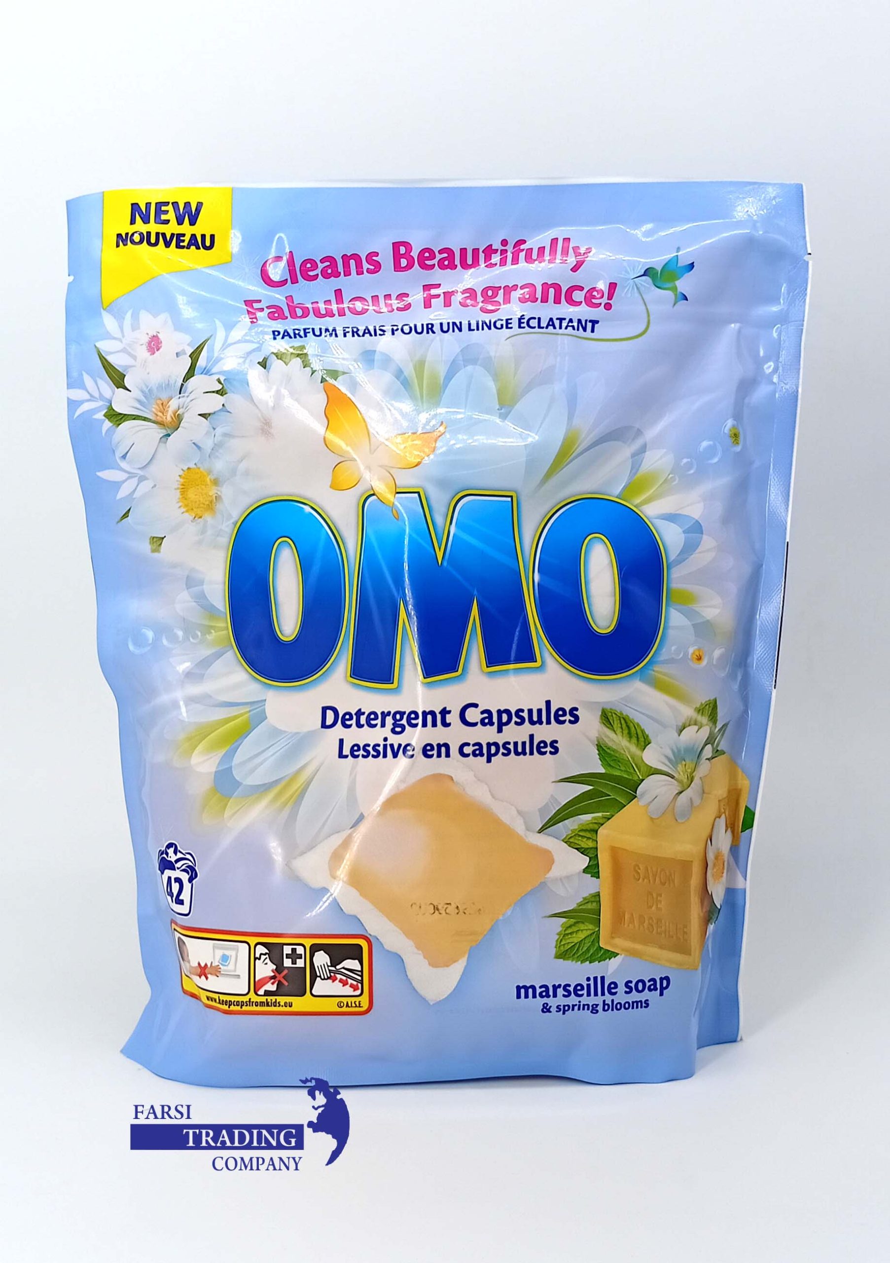 قرص ماشین ظرفشویی اومو 42 عدد رایحه شیری | OMO